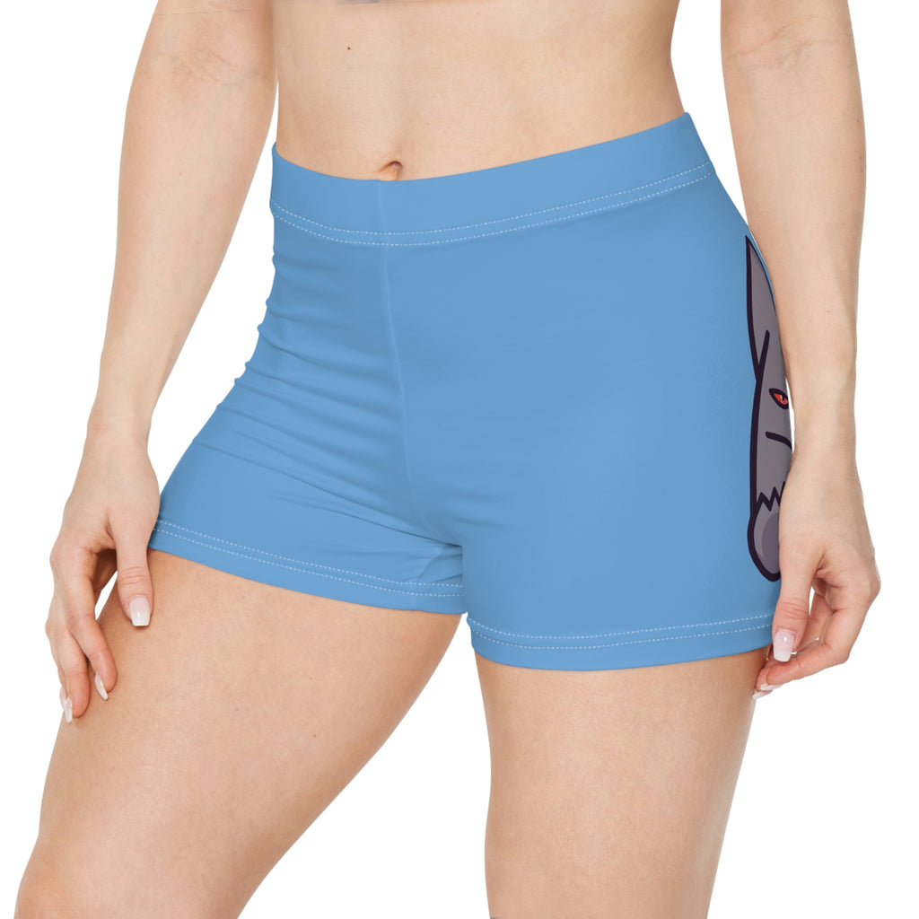 Gengar Boba Pokemon Clothing Cute Sportswear Womens Gym Shorts